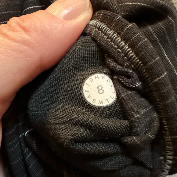 Lululemon Wunder Under Hi-Rise Ombre Space Dye Black Deep Coal Size 8 - Picture 5 of 7